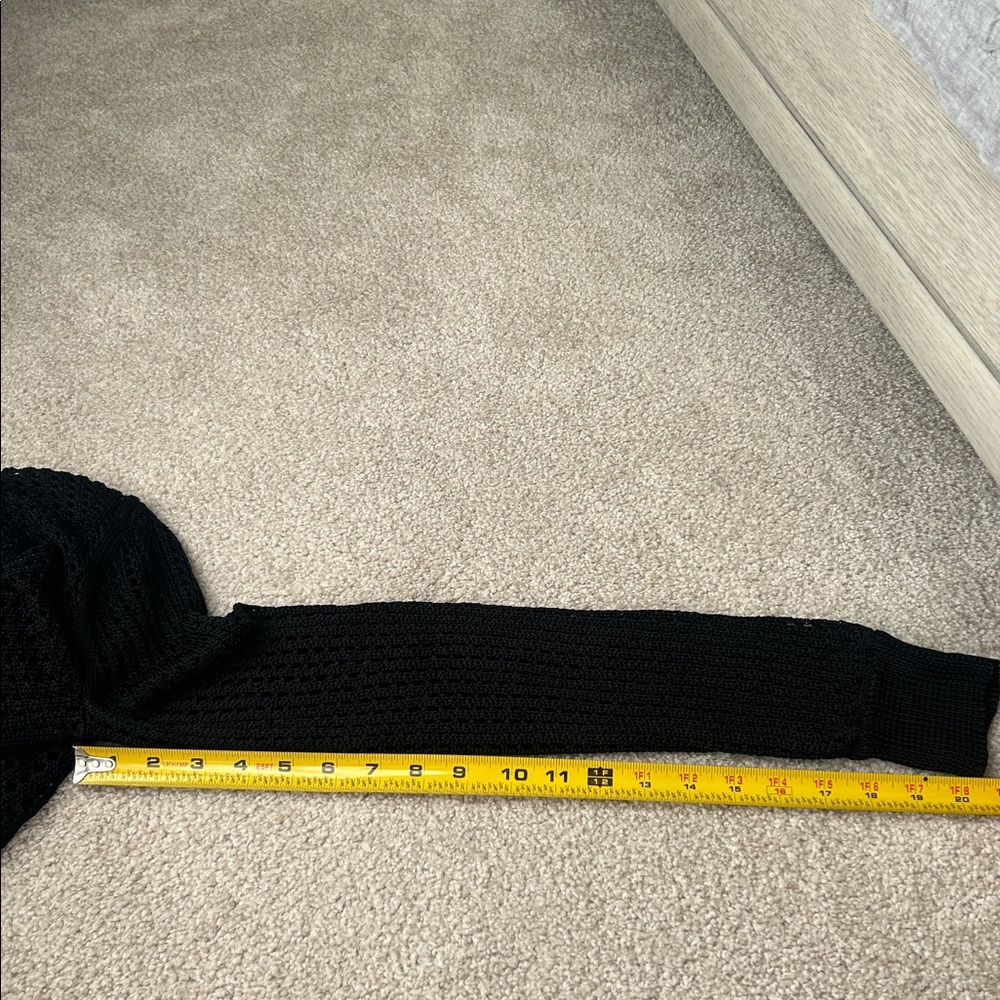 LPA Leo Off-Shoulder Open Knit Sweater - Picture 12 of 13